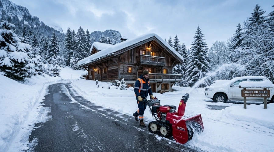Déneigement des accès et parkings de chalets en Haute-Tarentaise : anticiper l'hiver 2026