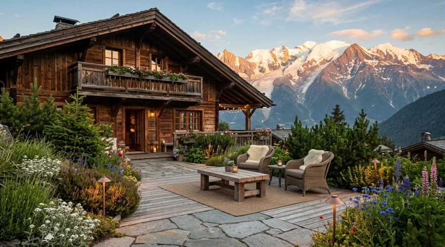 Aménagement extérieur en montagne : les tendances qui transforment les jardins de chalets en 2026