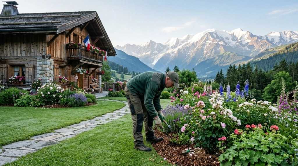 Entretien estival des espaces verts en montagne : gérer l'arrosage et la tonte face aux étés secs